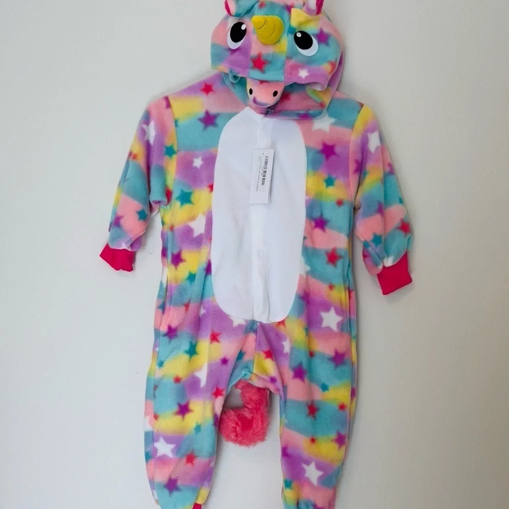 Colorful Starry Kids One Piece-SZ 4